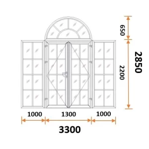cua di nhom xingfa 28063